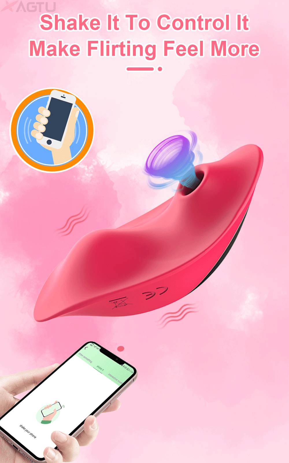 APP Bluetooth Sucking Vibrator Female Wearable Clit Sucker Clitoris Stimulator 2 in 1 Adult Goods Sex Toy for Women 's Panties