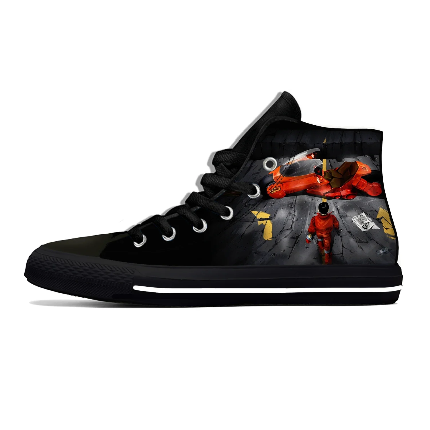Summer Anime Akira Synthwave Fashion Classic Casual Shoes High Top Men Women Classic Sneakers Classic Lightweight Board Shoes