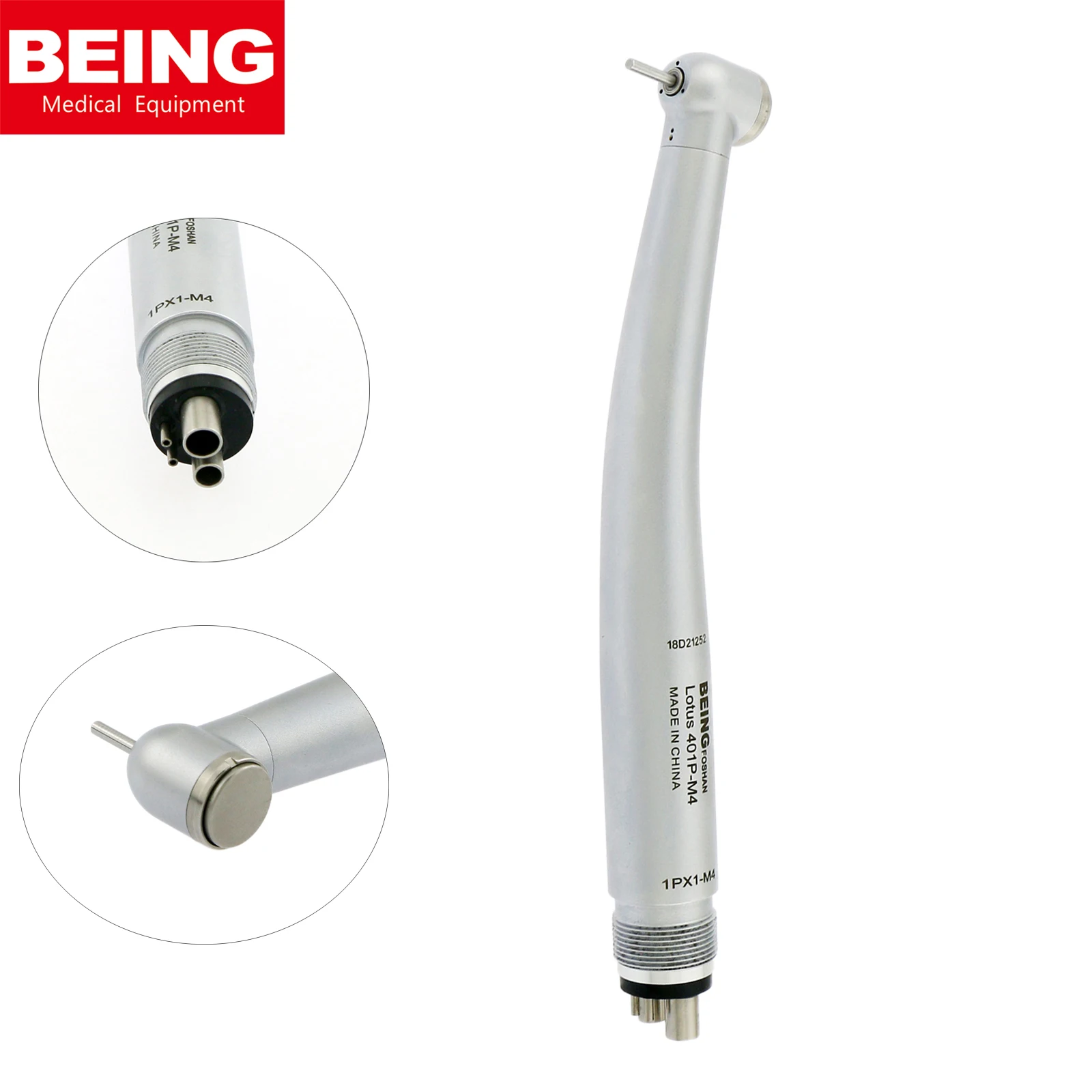 

BEING Dental 4Holes NSK High Speed Handpiece Pana-Max Type Push Button 401P-M4