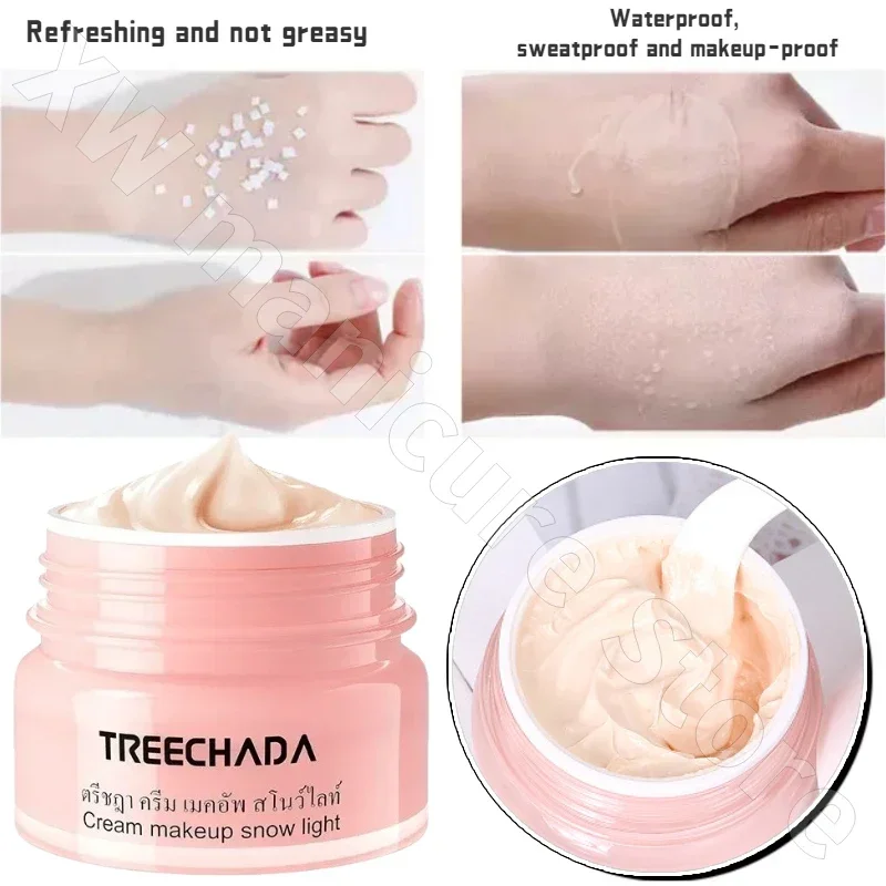 Lazy Makeup Foundation Concealer Brightening and Moisturizing F-fitting Nude Makeup To Brighten Skin Tone Base 50g