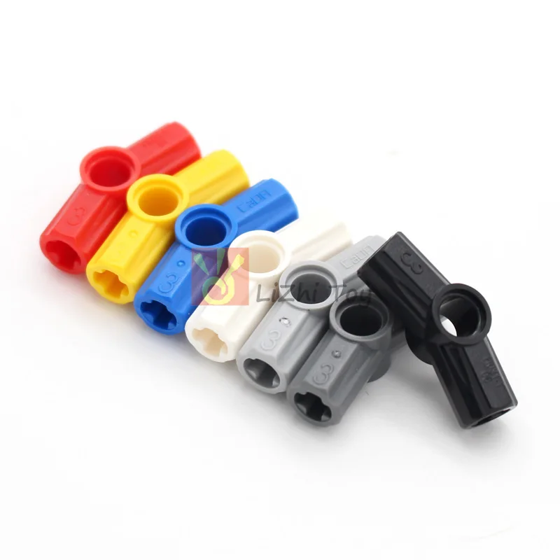 20pcs Technology Parts 32016 Axle and Pin Connector Angl #3 Bricks Building Blocks Parts DIY Accessories Compatible with Toy