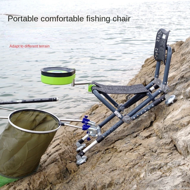 Portable Camping Chair High Back Seat Folding Fish Chair Seat