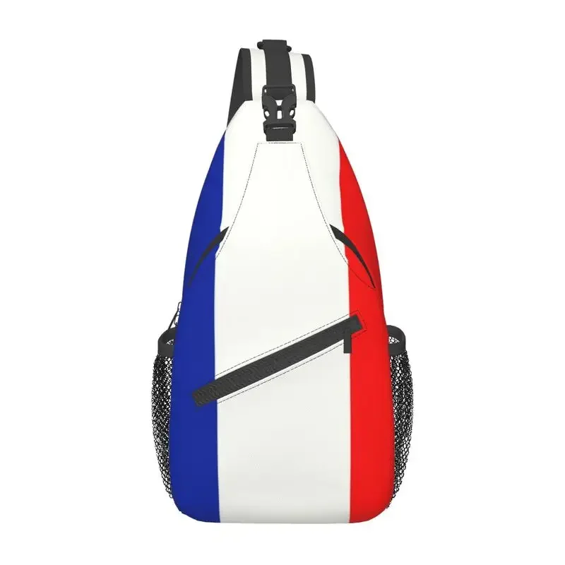 

Индивидуальная сумка-слинг с французским флагом для мужчин, модный нагрудный рюкзак через плечо для путешествий