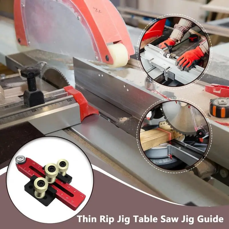 Thin Rip Jig Table Saw Thin Ripping Guide Power Tool Accessory For Table Saws Routers And Milling Machines