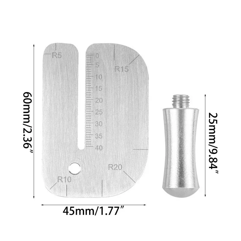DIY Leather Pulling Board Practical Cutting Ruler Tool Stainless Steel Manual Leather Cut Auxiliary Accessories Auxiliary Tools