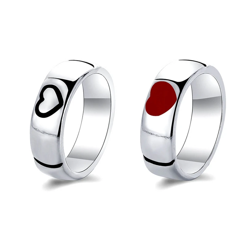 2025 Women Fashion New simple paired rings for men and women, 2 pieces, Combination ring, wind, artificial tree, lover's ring_voghion.com