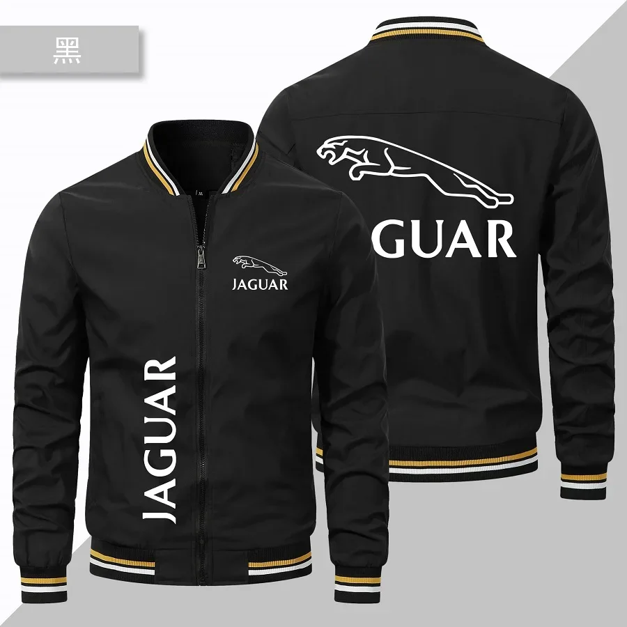 Primavera E Autunno 2023 Nuovi Uomini Jaguar Car Logo Jacket Casual Baseball Racing Team Abbigliamento Da Uomo Giacca Grande Gia
