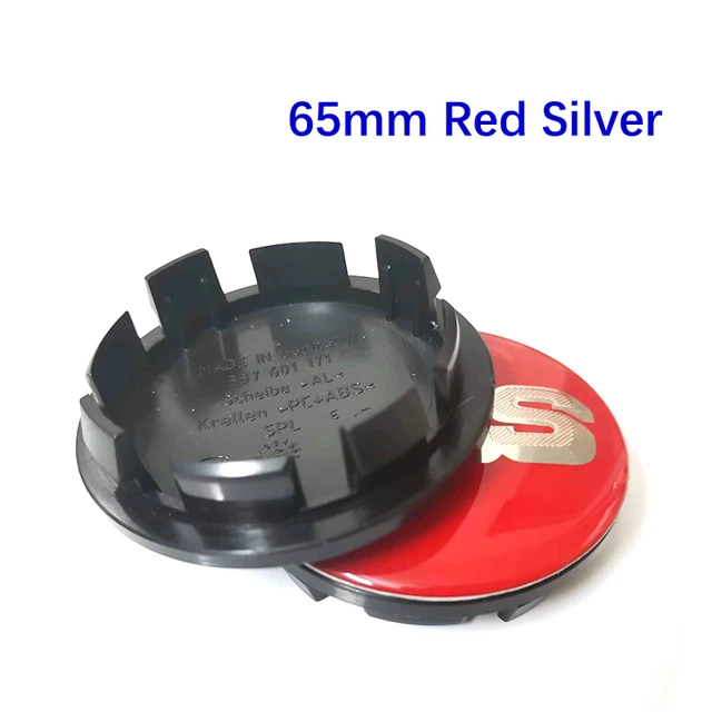 4 Pz/Set 65Mm Rosso Argento Per Bbs Logo Badge Emblem Auto Styling Wheel Center Hup Cap Car Retrofit Accessori Auto Decorativi
