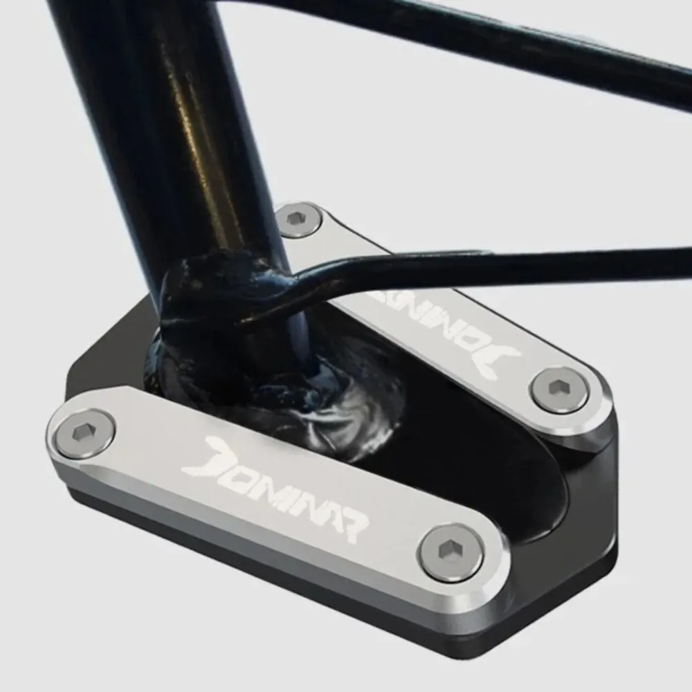 Motorcycle Kickstand Extender Motorcycle Kickstand Pad For BAJAJ DOMINAR250 DOMINAR400 Motorcycle DOMINAR 250 400 Kickstand Enlarger Side Stand Extension Pad Plate