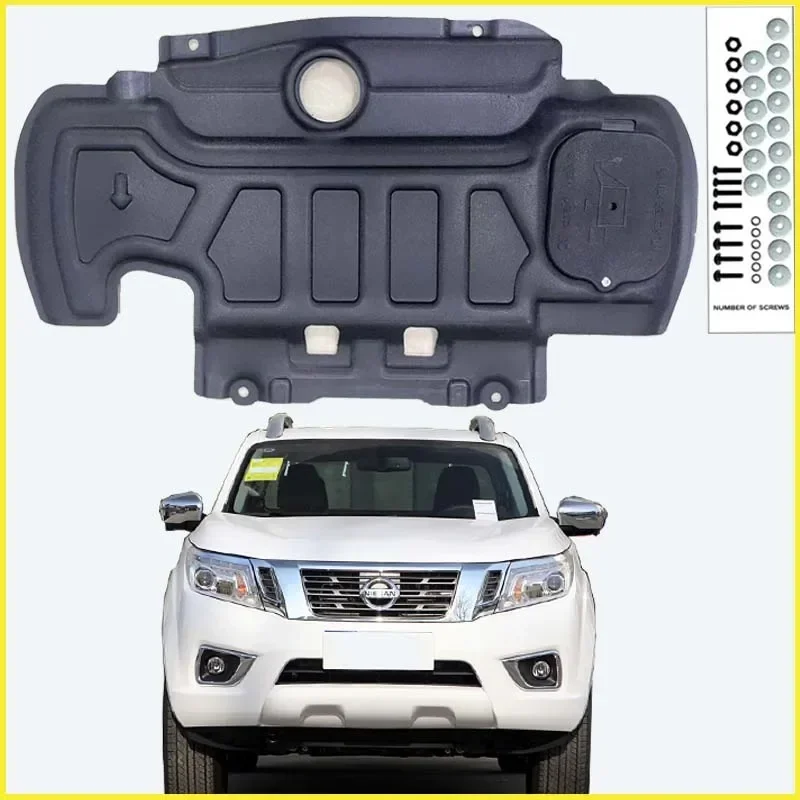 For Nissan Navara 2017-2023 Black Under Engine Guard Plate Splash ...