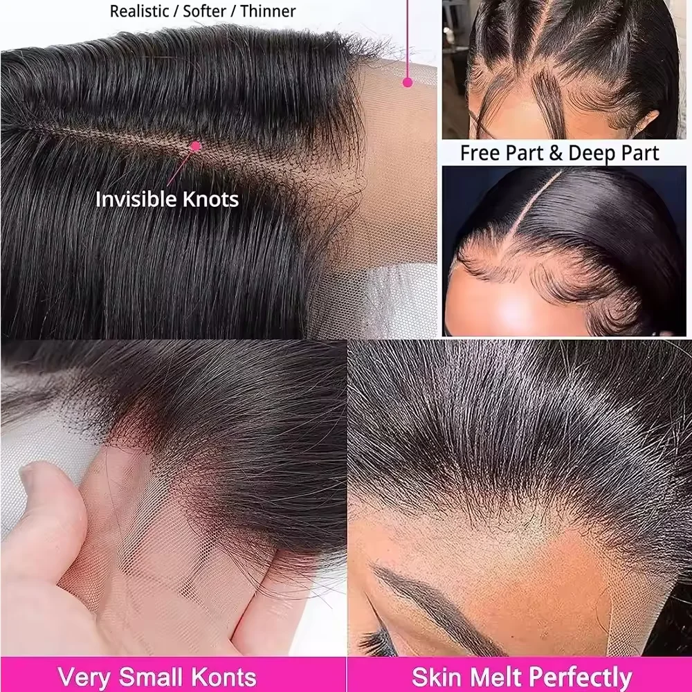 Super Double Drawn Bob Wigs Human Hair 300 Density 12A Hair 5x5 2x6 Lace Bob Wig 13x4 Lace Frontal Human Wigs For Women