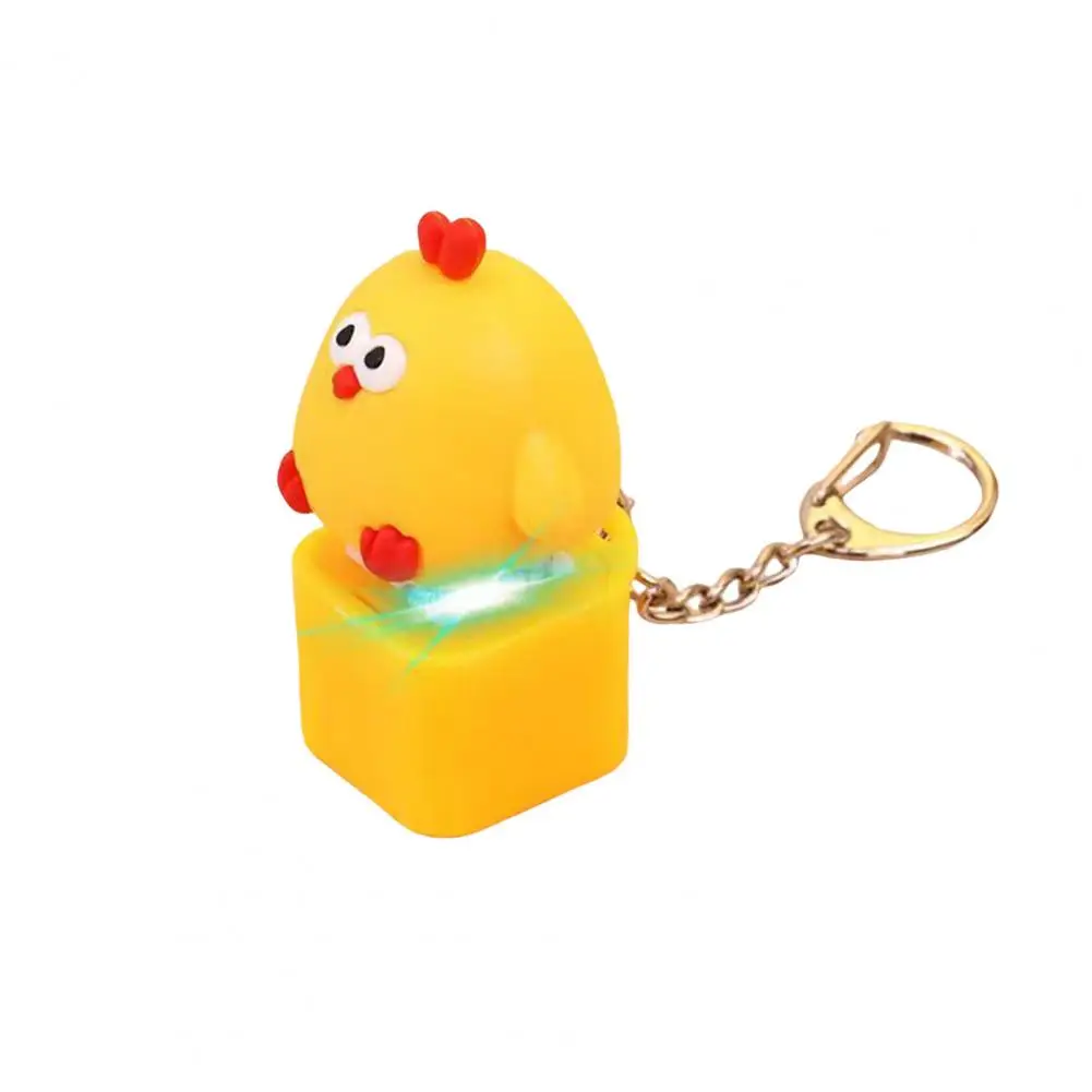 Stress Relief Click Toy Wooden Fish Duck Basketball Lion Keycap Fidget Toy with Sound Light Stress Relief Clicking for Kids