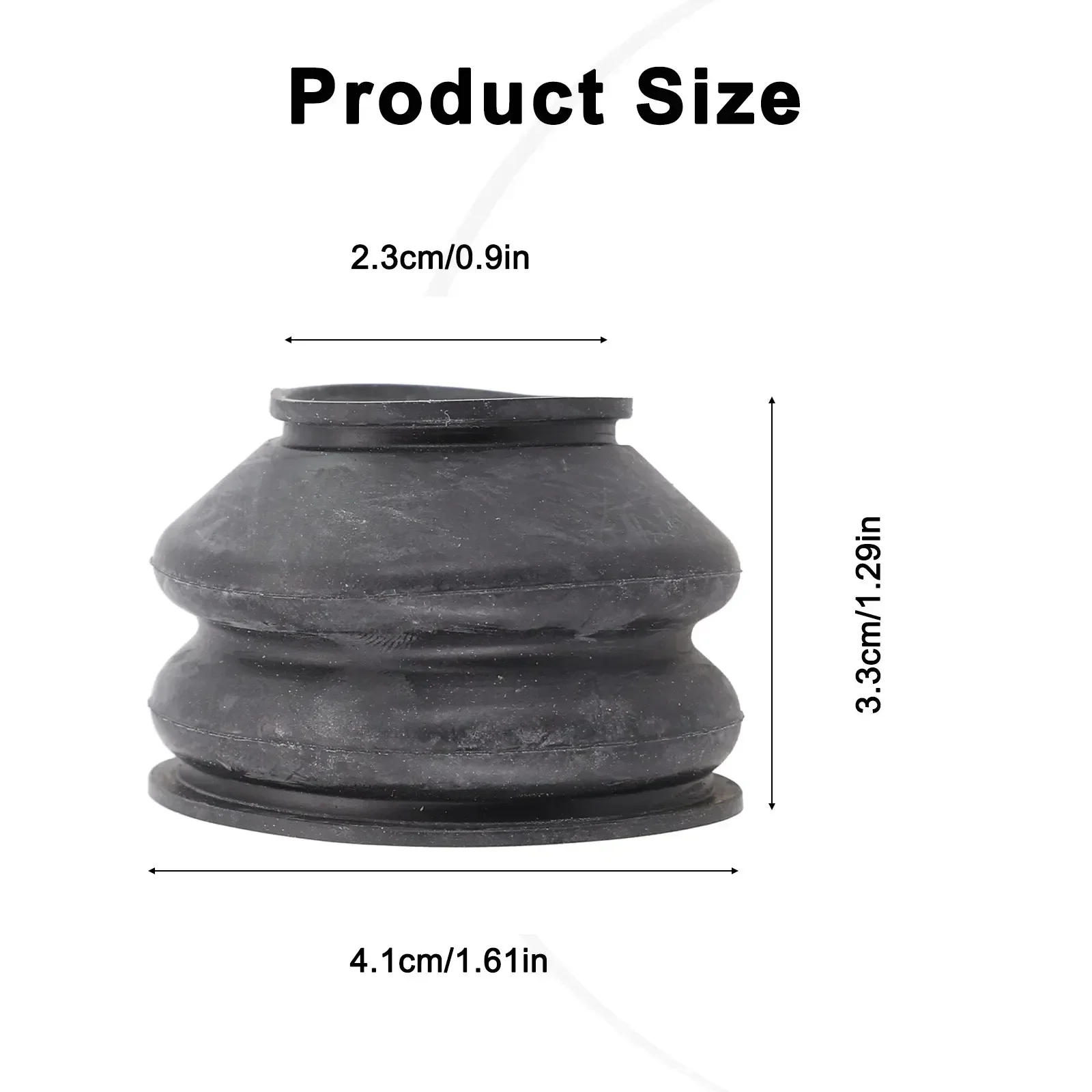 Lot De 2 Cache-poussière En Silicone Durable Pour Rotule De Direction Et Rotule, 23, 33, 41 Mm
