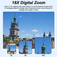 Цифровая камера Ourlife AC600 4K, 64 МП, UHD-камеры, 18-кратный цифровой зум 180 °   Винтажная камера для видеоблогов с откидным экраном для автофокуса YouTube — изображение 5