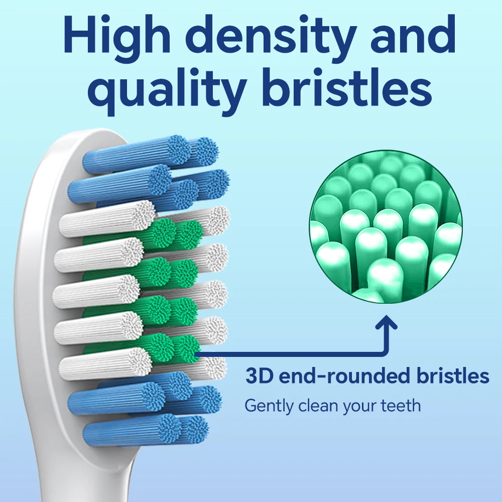 4x 전문가용 교체용 브러시 헤드 및 칫솔 헤드 보관 랙 필립스 소닉케어 전동 칫솔과 호환 가능