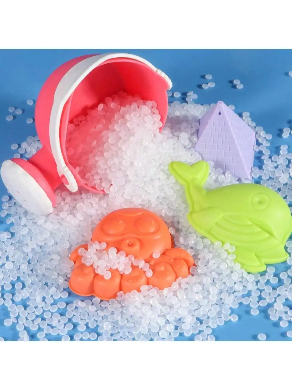 8PCS Summer Beach Sand Play Accessories Children Outdoor Games Beach Toys For Kids Winter Snow Play Tools (random colors) 5
