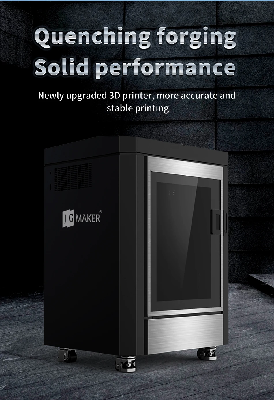 S3d14e76cba2d4979b26f972c5c4b2bf0g JG MAKER A9 Pro Przemysłowa drukarka 3D Duża objętość wydruku 500x400x600mm Automatyczne poziomowanie łóżka Marka Zasilacz Kolej