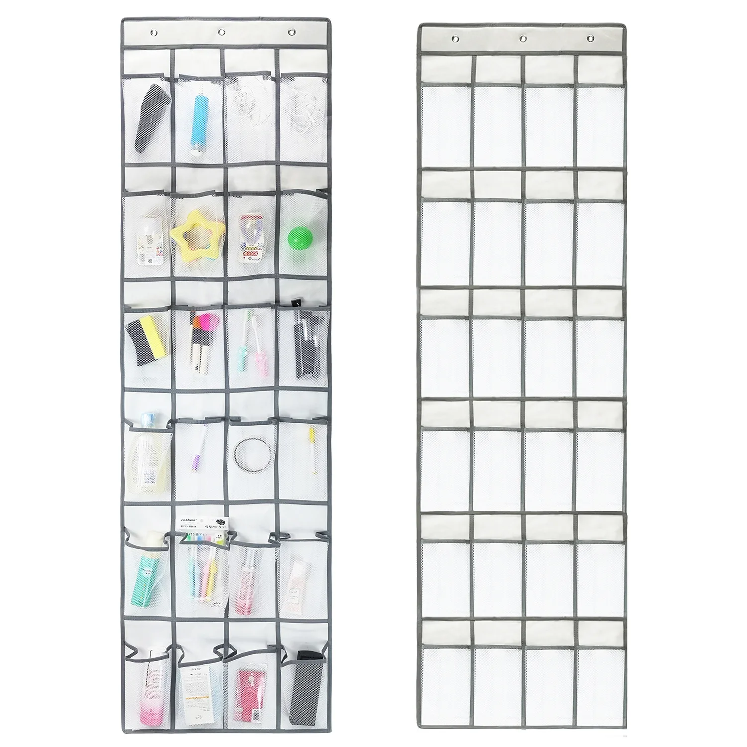 24/28 Grid Simple Door Shoe Rack Wall-mounted Doorway Slippers Home Indoor Paste Storage Hanging Door Shoe Rack wall mounted organizer shoe organizer shoe hanging rack