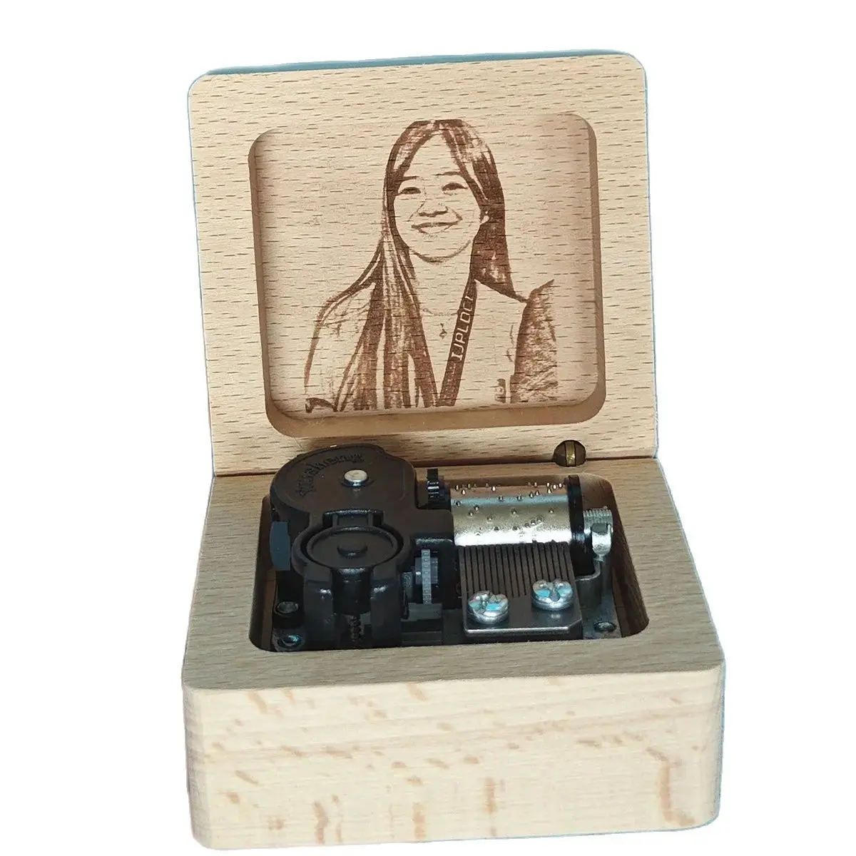 

Customized Photo Music Box I Really Appreciate Carved Gift Birthday Wedding Anniversary Christmas Personalized