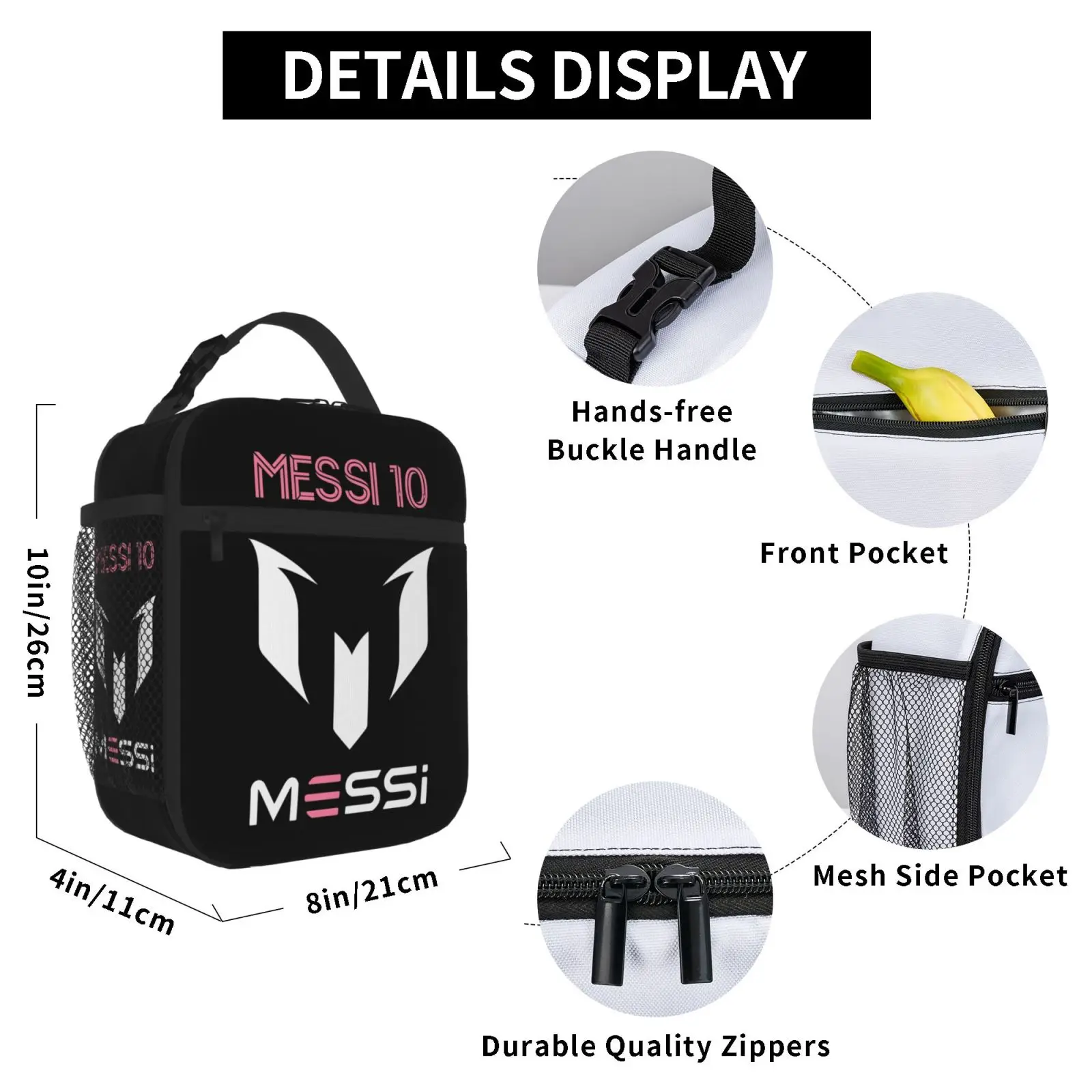 Football Argentina Insulated Lunch Bag