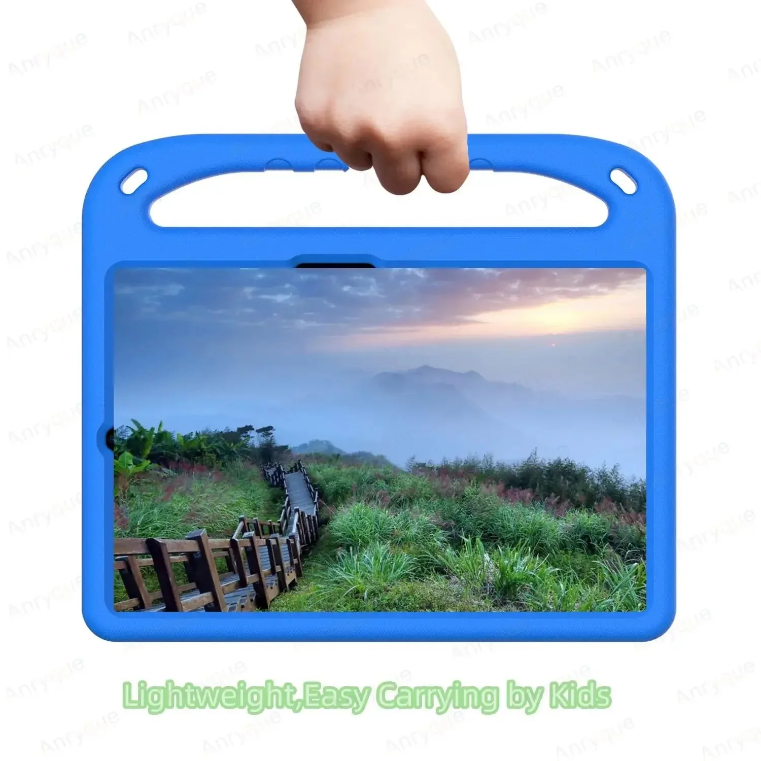 Children's EVA Shockproof Tablet Case with Stand and Handle - Non-Toxic Full Body Protection