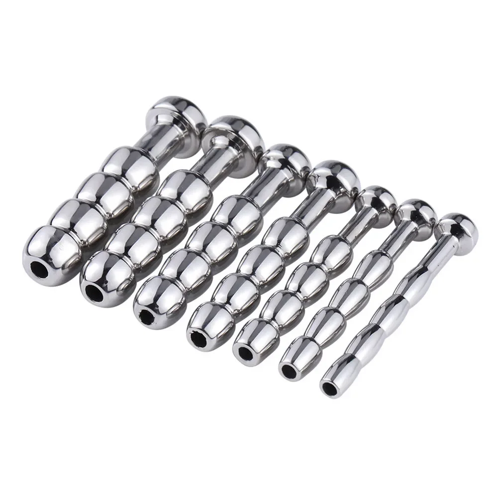 Stainless Steel Hollow Out Urethral Plug Urethra Dilator Sex Sound Horse Eye Stick Stimulation Chastity Sex Toy for Men penis sex toys