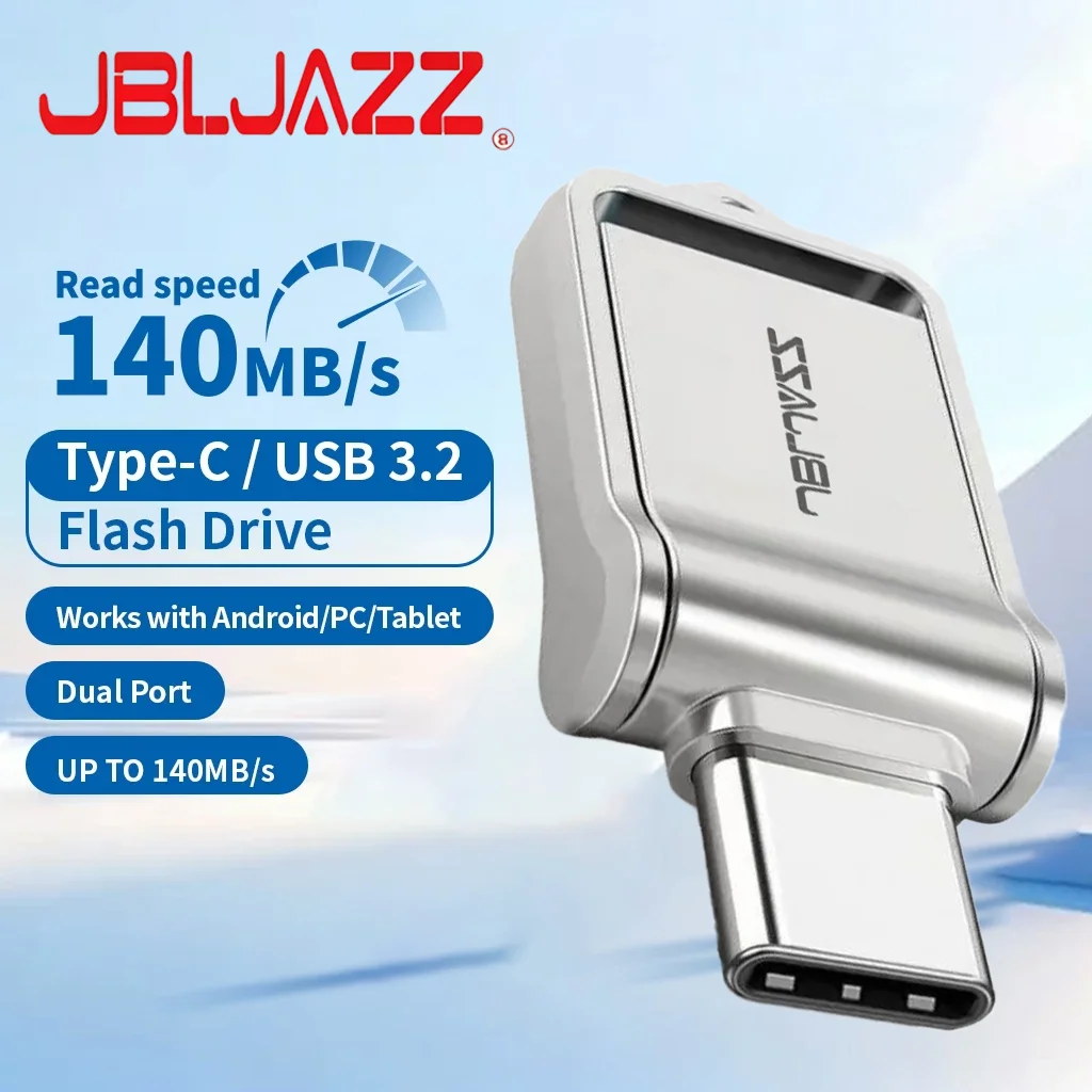 펜드라이브 USB 3.0 플래시 드라이브 듀얼 슬롯 고속 전송 메모리 스틱 금속..
