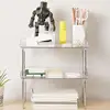 Acrylic Risers For Display Clear Foldable Storage Shelf Acrylic Display Risers Perfume Stand Tray Multi-Layers Holder Rack For 4