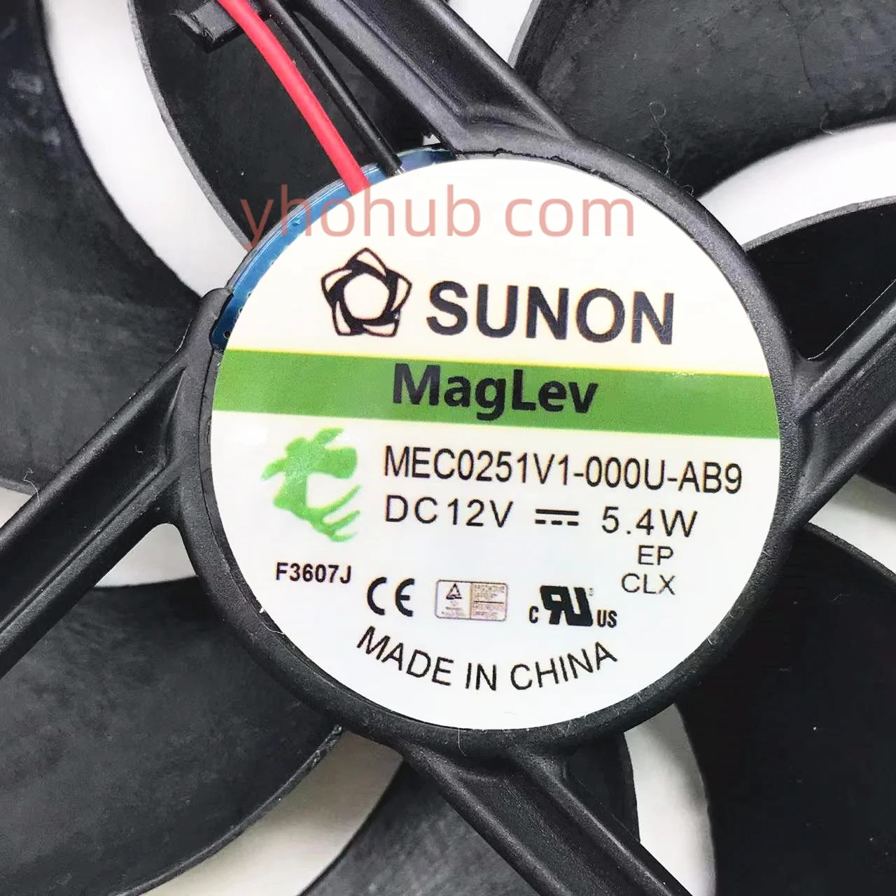 Sunon Mec0251v1000u-ab9 dc 12v 5.4w 120x120x25 mm Ventilador de Refrigeração do Servidor de Fios - Imagem 2