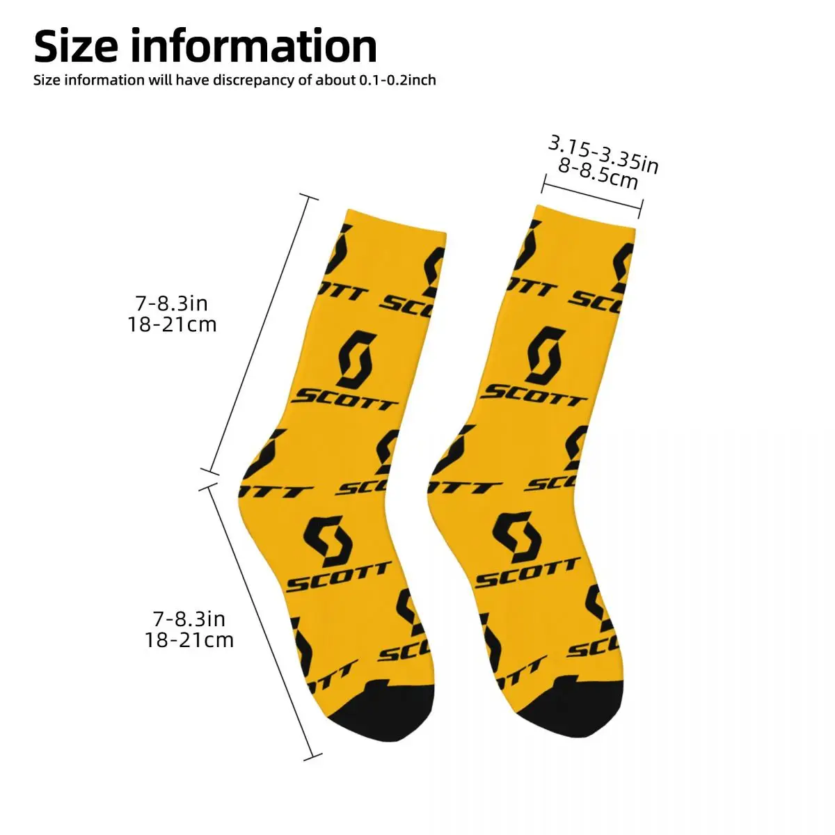 Scott Bike Logo Socks Harajuku Super Soft Stockings All Season Long Socks Accessories for Unisex Birthday Present