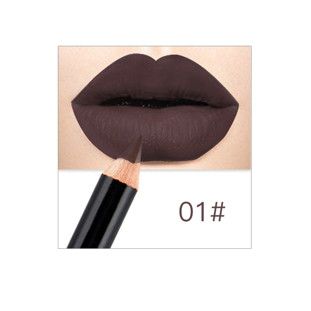 Colors Brand Lip Pencils Matte Lipliner Pencil Waterproof Makeup Lips 2020 Matte Lipstick Lip Liner Pen Smooth Nude Cosmetics