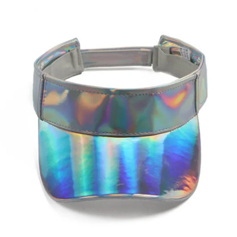 New Summer Women Men Sun Hat Candy Color Transparent Empty Top Plastic Sunshade Hat Visor Caps Bicycle Sun Hat Bicycle Cap Gift