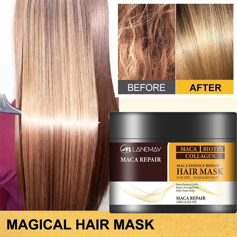 120ml Keratin Hair Mask 5 Seconds Repair Damage Frizzy Hair Shiny Care Treatment Scalp hair mask