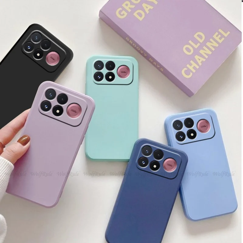 Shockproof Liquid Silicone Back Bumper Case Cover - Soft TPU Protective Cover
