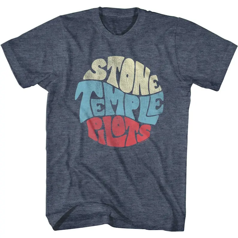 

Stone Temple Pilots Vintage Logo взрослая футболка Tees