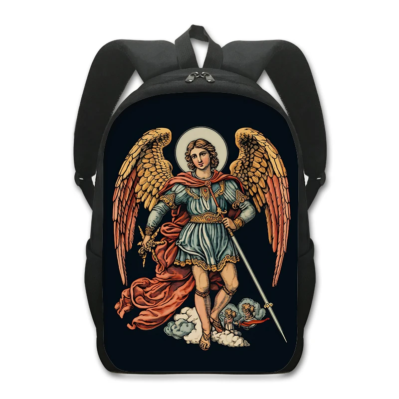 

Angel Statue Backpacks Women Men Rucksack Archangels Print Daypack Children School Bags for Teenager Laptop Backpack Book Bag