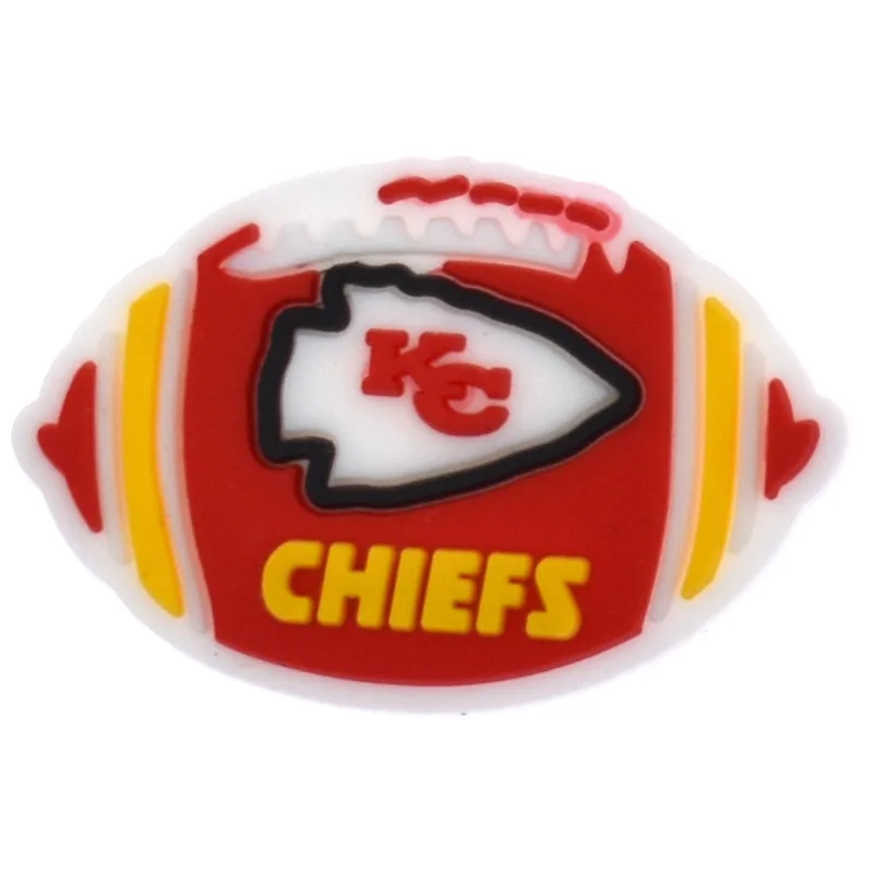 Kansas City Chiefs Football Team Charm For Crocs Shoe Charms - 4