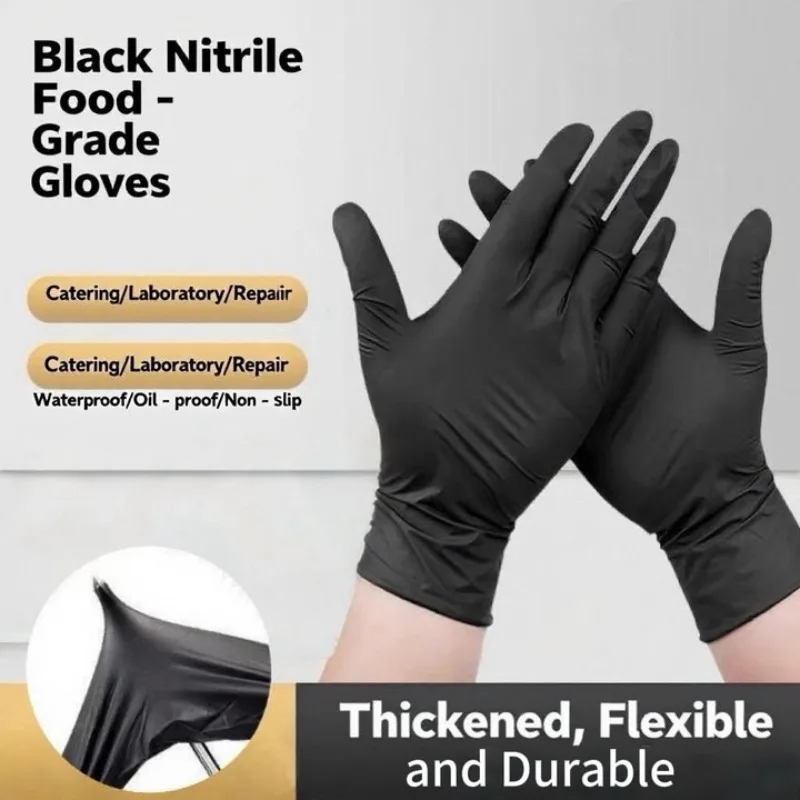 Disposable Rubber Gloves PVC Gloves Household Kitchen Cleaning Cooking Tattoo Hair Dye 10-400pcs