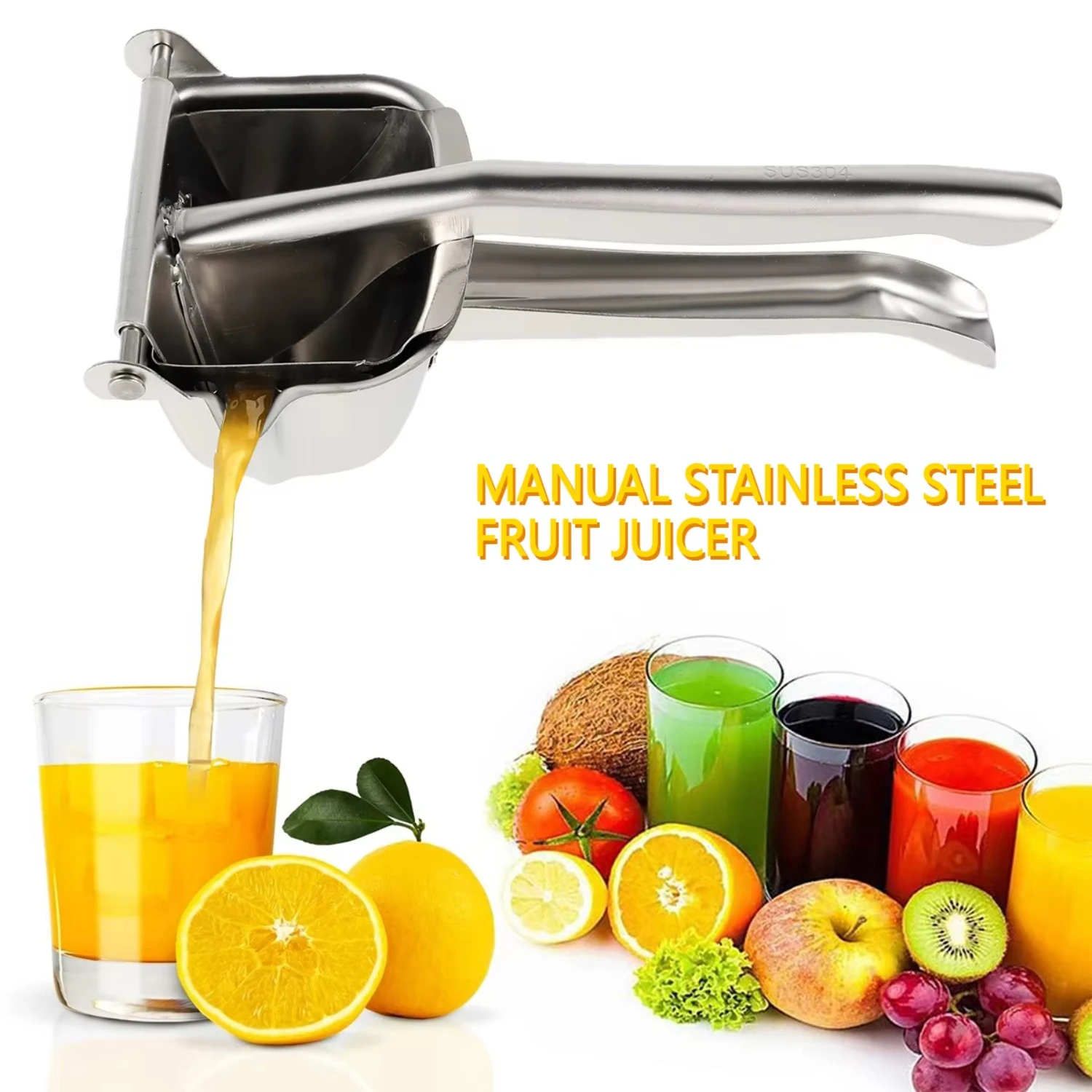 304 Stainless Steel Lemon Lime Citrus Juicer