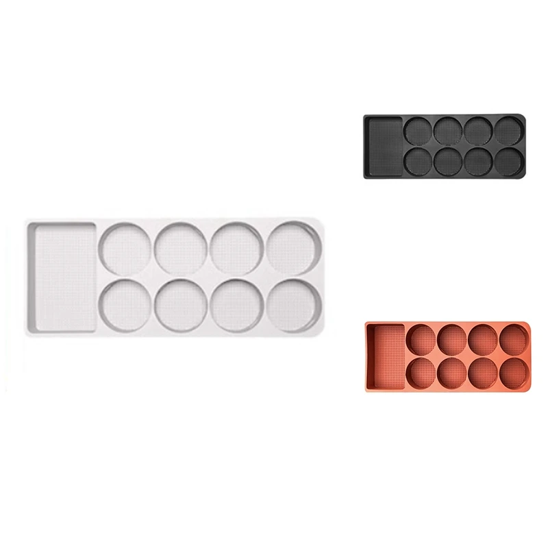 For LEADING Perfect Lixiang L9 Silicone Mat Refrigerator Fixed Anti-Slip Cup Holder Tray White
