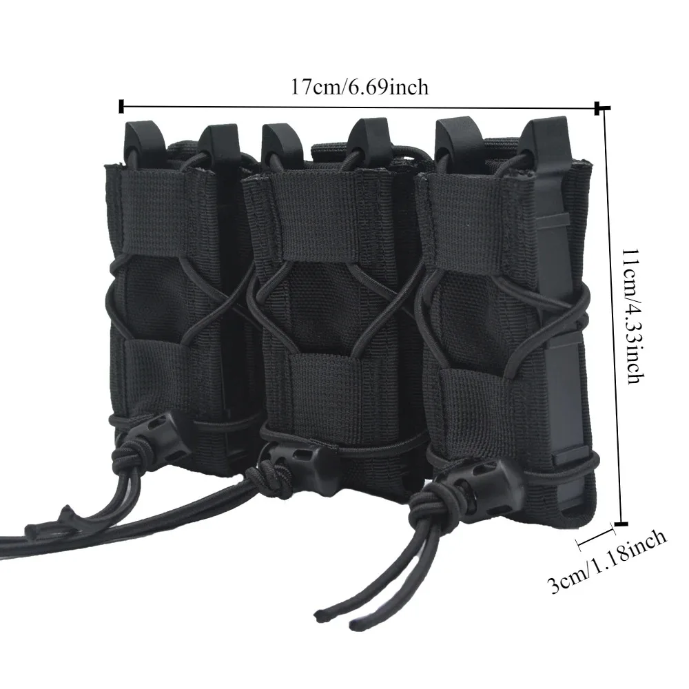 Molle Pistol Mag Pouch Double/Triple Stack Magazine for 9mm/.40 Calibers 45acp S&W M&P Sig 226/229 and Springfield 1911 magazine pouch molle pouch ammo pouch ammunition bag