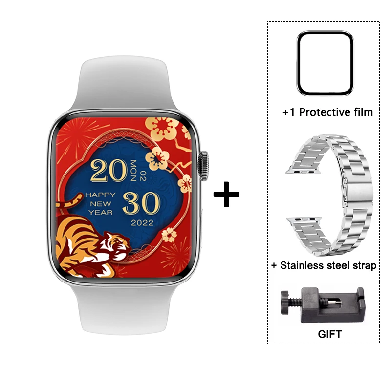 2022 DT7 MAX Smartwatch 7 DT NO.17 Series 7 390*435 NFC GPS Tracking Smart Watch for Men Women reloj hombre PK DT7 Plus W27 PRO 