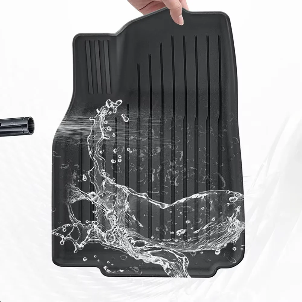 Car Floor Mats Floor Mats For Tesla New Model Y Juniper Floor Mats Cargo Liners All Weather TPE Floor Mats Trunk Backrest Accessories LHD RHD
