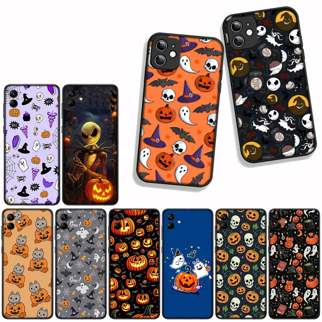 Spooky Little Ghost Halloween Pumpkin Phone Case