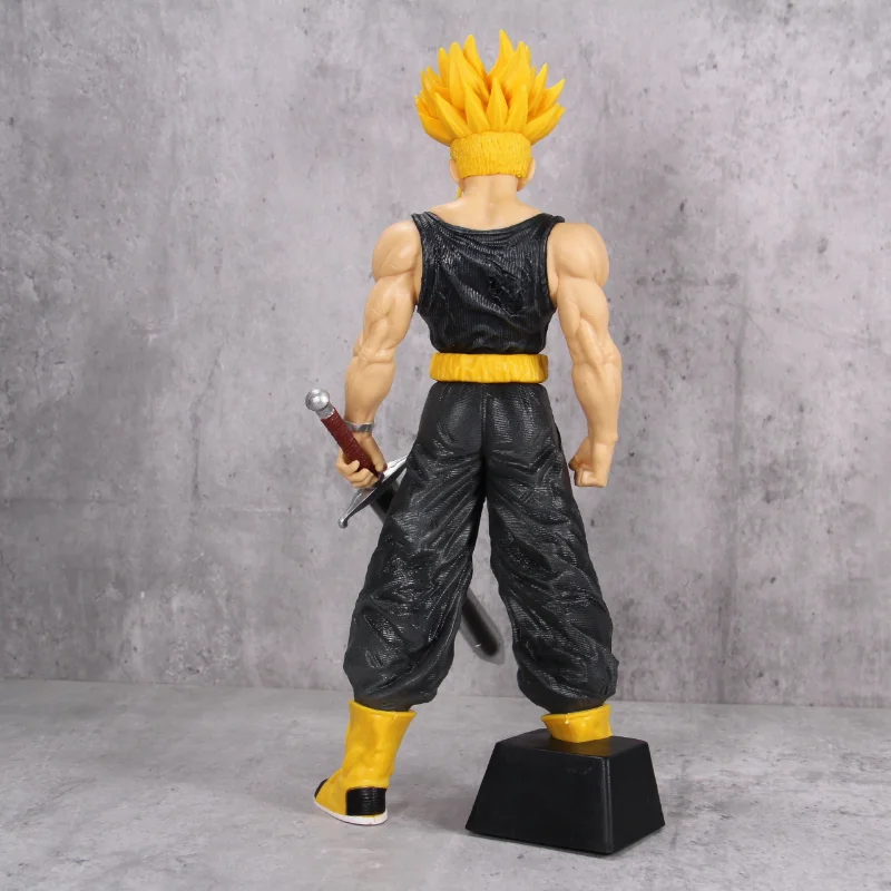 Action Figure Anime Dragon Ball Trunks Figura Super Saiyan Brinquedo  Periférico Clássico De Desenho Animado - Escorrega o Preço