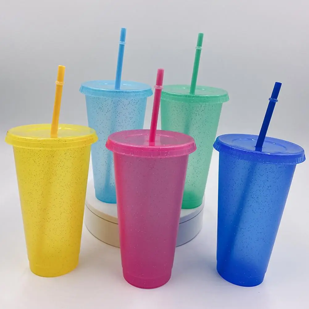 Starbucks Holiday Sand Glitter Flow Tumbler Cold Cup Multicolor Lid w/ Straw