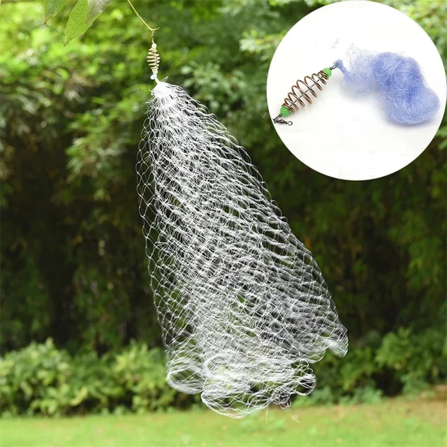 High Carbon Steel Frame Fishing Net Automatic Lobsters Catches Thread Net Fish Net for Various Water Environment Fishing Tackle 2