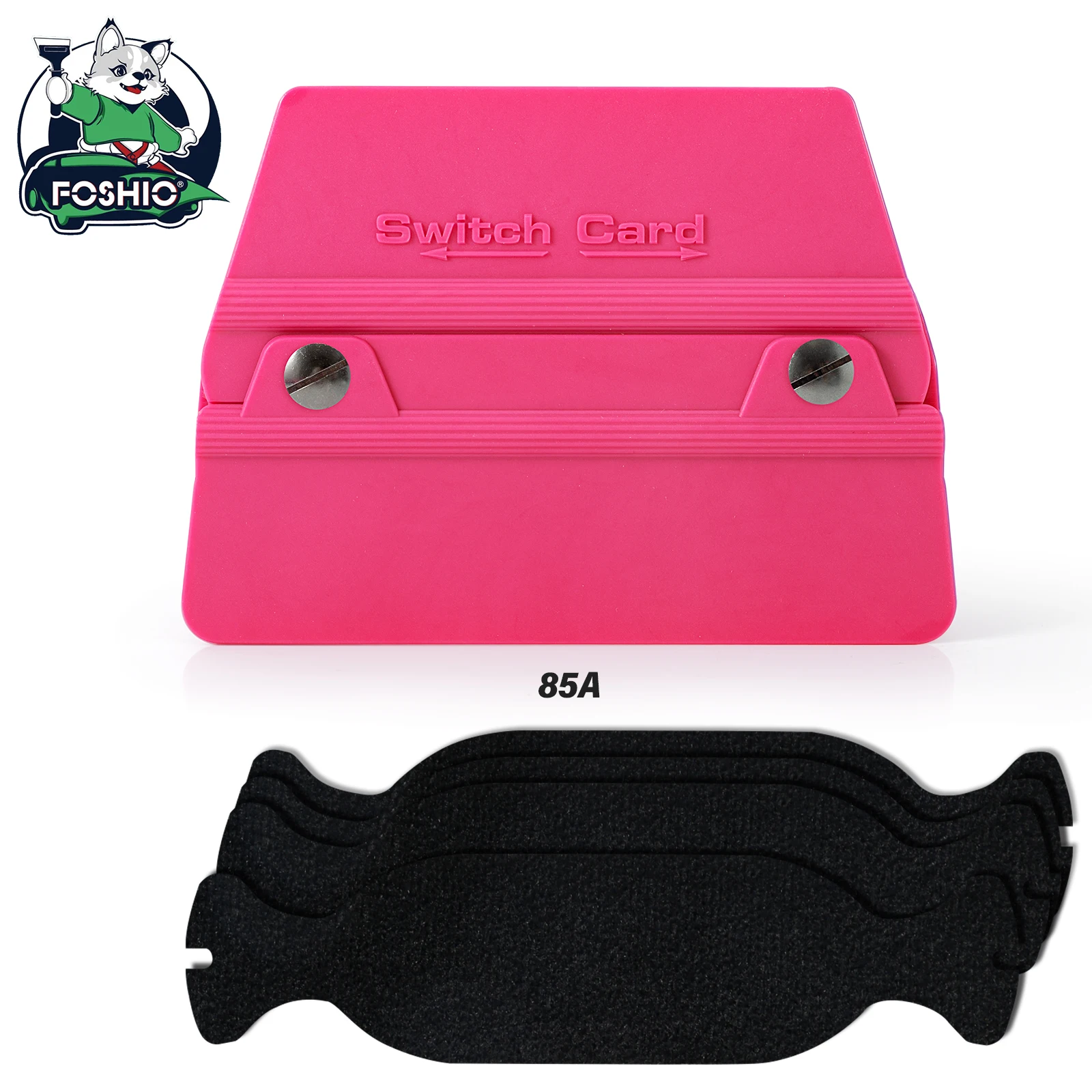 FOSHIO 500pcs Wholesale Card Felt Plastic Squeegee Vinyl Car Wrap