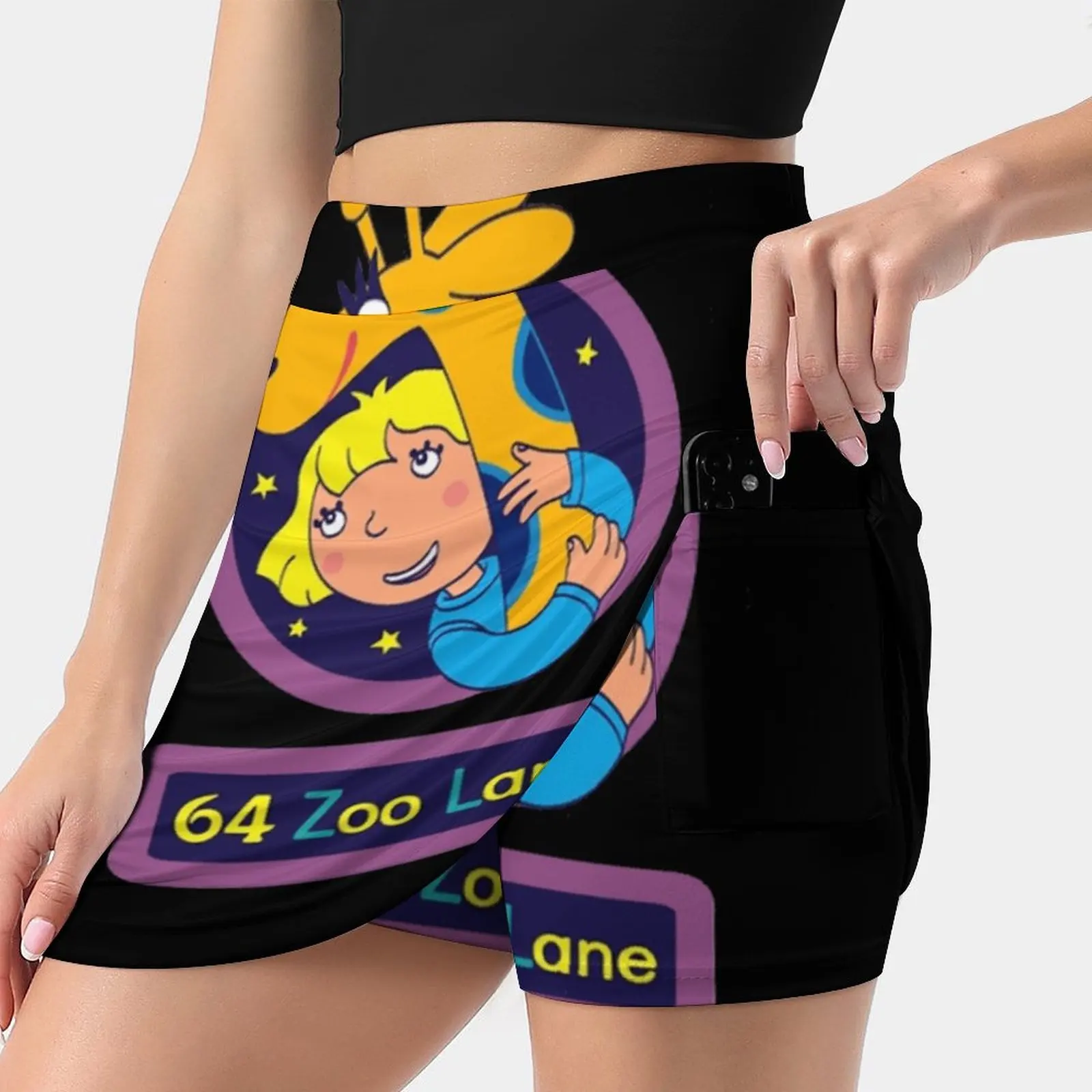 

64 Zoo Lane Women'S Fashion Sporting Skirt With Pockets Tennis Golf Running Skirts 64 Zoo Lane Funny Girl And Giraffe Aesthetic