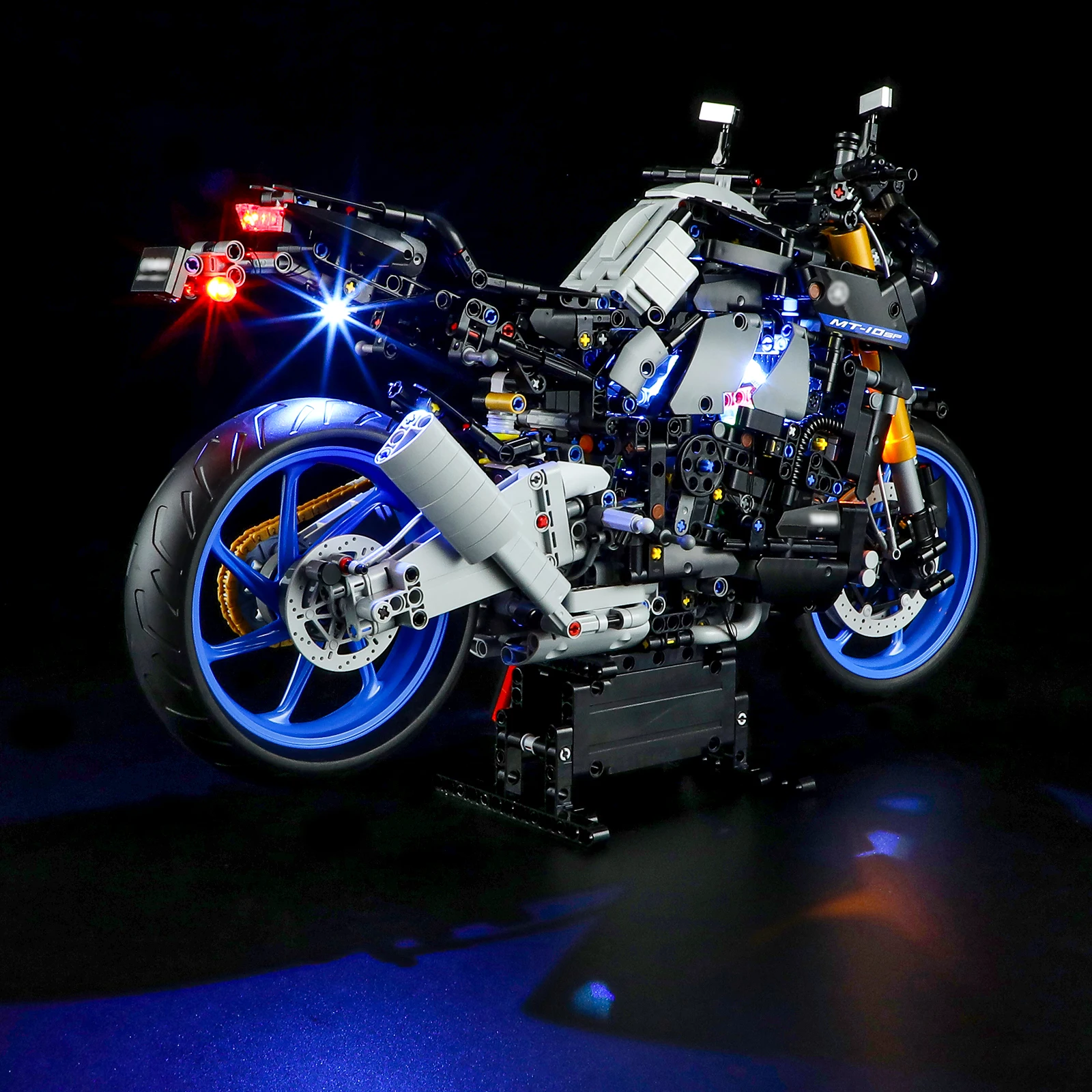 Фото Светодиодная лампа Hprosper 5 В для 42159 Technic Yamaha MT-10 SP, декоративная лампа для мотоцикла (конструктор в комплект не входит) №4